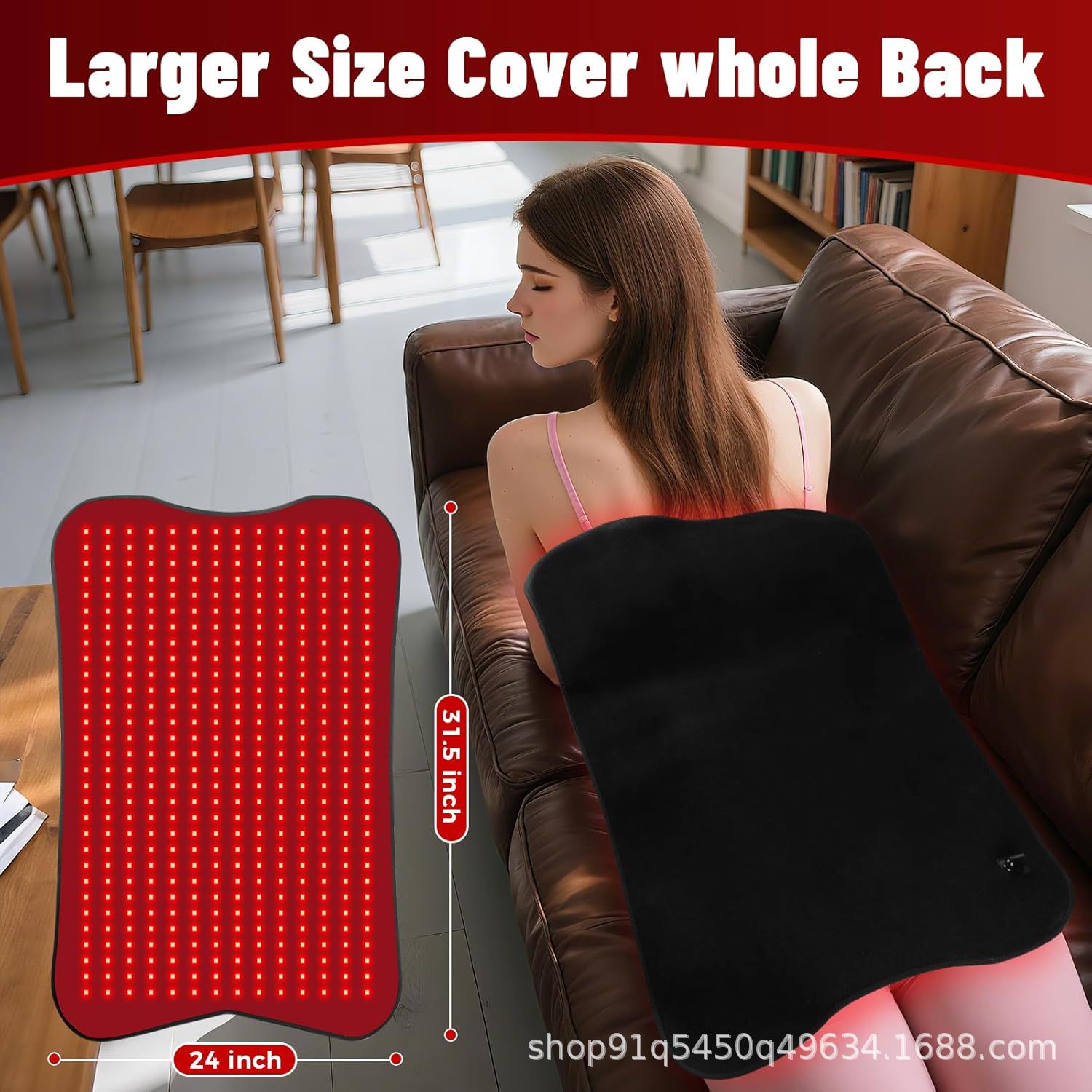 Amazon 420 Lamp Red Light Pad Red Light Physiotherapy Belt Infrared Physiotherapy Yoga Mat Red Light Physiotherapy Heating Compress Lamp