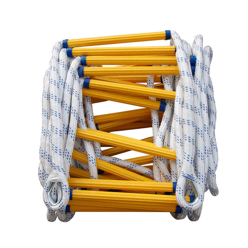 Resin Soft Ladder Rope Ladder Escape Soft Ladder Household High Floor Inspection Non-Slip Wear-Resistant Climbing Rescue Ladder Ladder Rope Ladder