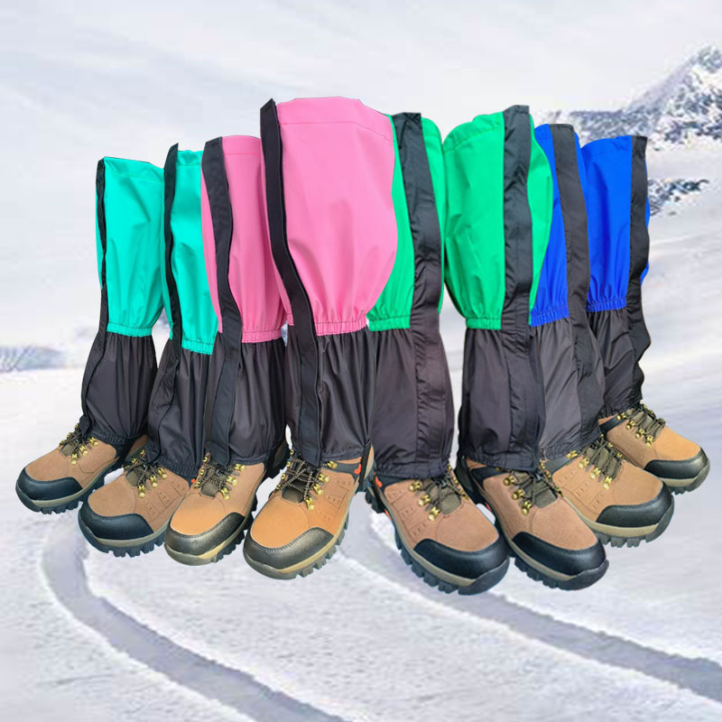 Outdoor Mountaineering and Hiking Snow Cover Leg Protector Winter Snow-proof Waterproof Sand-proof Shoe Cover Adult Travel Equipment