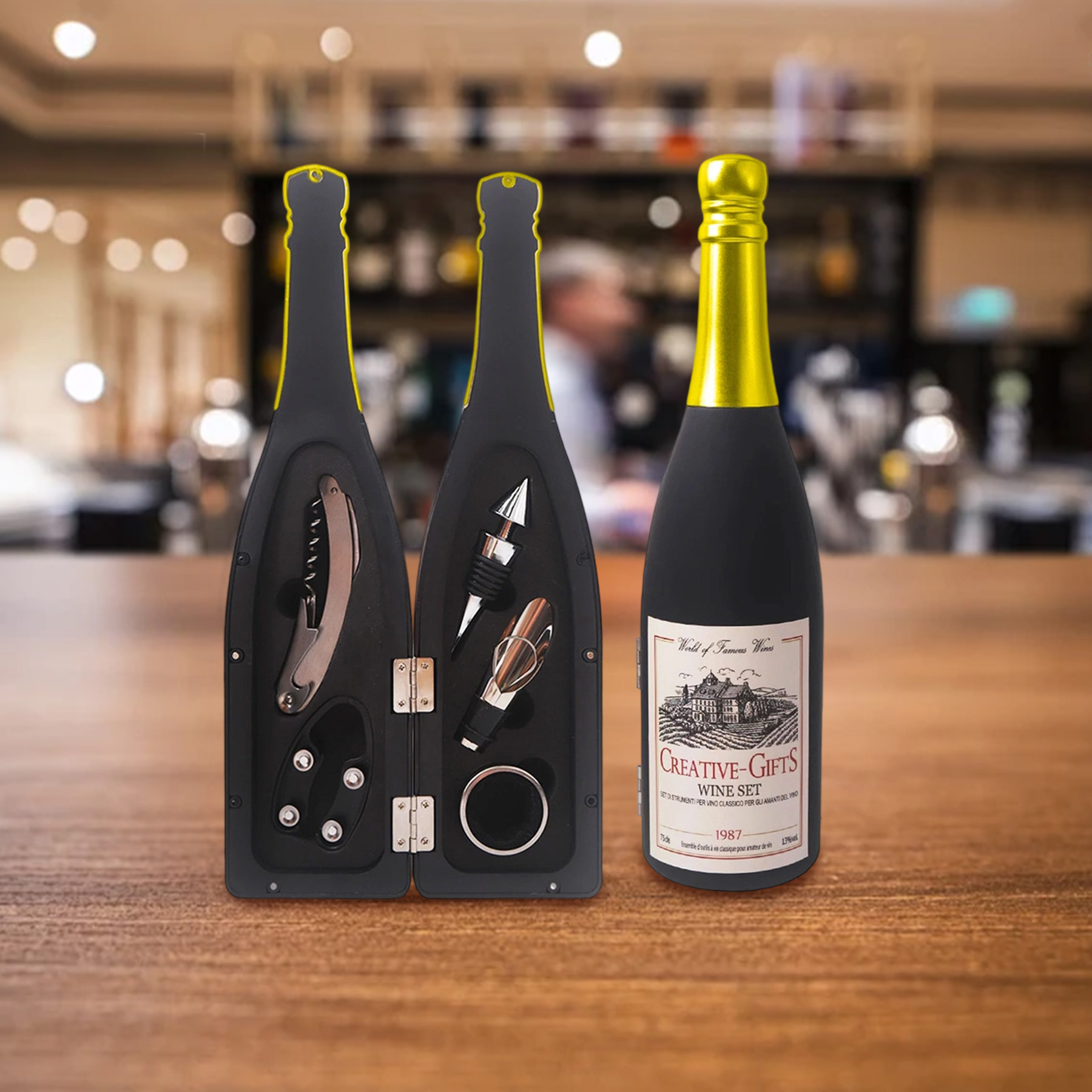 Spot Large Wine Bottle Red Wine Bottle Opener Tool Multi-Functional Wine Opener Household Tool Set