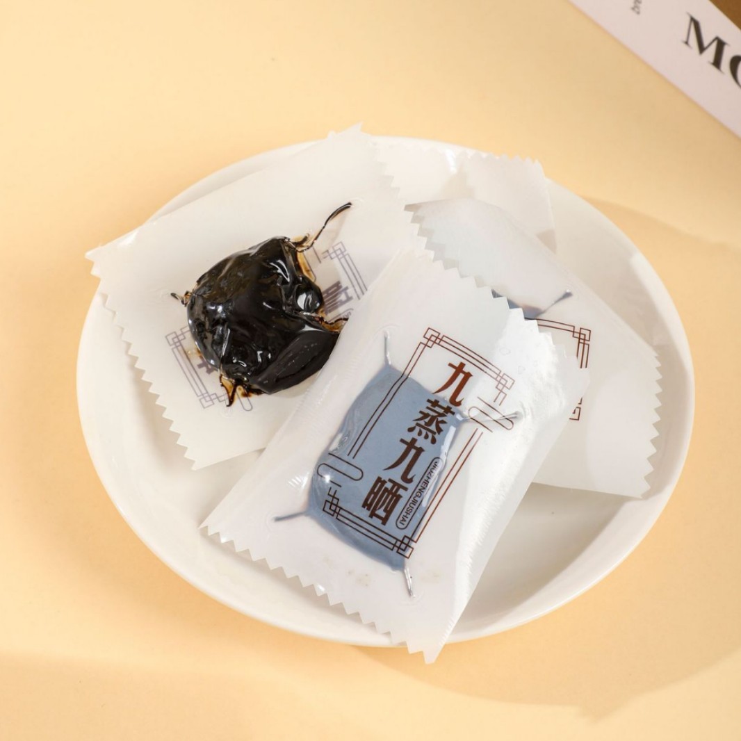 Polygonatum Individually Packaged, Nine Times Steamed and Sun-Dried Polygonatum Fruit, Jiuhua Polygonatum, Soft and Glutinous, Individually Packaged, Ready to Eat, No Additives
