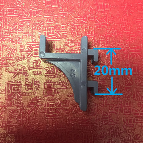 Factory wholesale refrigerator plastic buckle beverage cabinet freezer display freezer shelf buckle hook fixing bracket