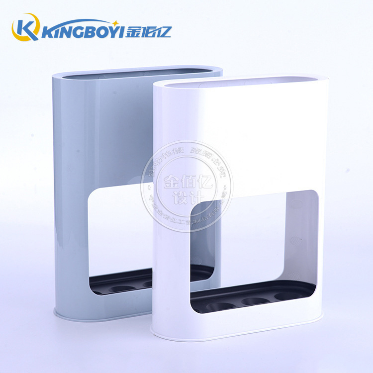 Umbrella Storage Rack Long Handle Umbrella Cabinet Rack Wall-Mounted Drain Rack with Umbrella Bucket Doorway Household Foldableing Umbrella Storage