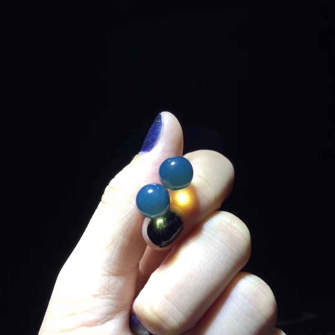 4-9mm Mexican Lamper S925 Silver Earrings Simple Joker Source Style Earrings Live Supply