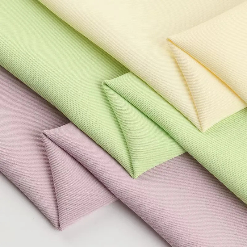 Popular E-Commerce Peacock Diagonal Fabric Wide-Leg Pants Suit Business Attire Shoes and Hats Dress Fabric