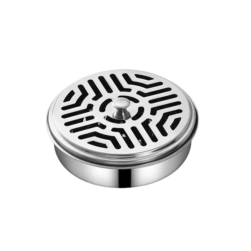 Enlarged and Heightened Safe Fireproof Mosquito Coil Tray Mosquito Coil Box with Lid Mosquito Coil Holder Tray Ash Catcher Fireproof