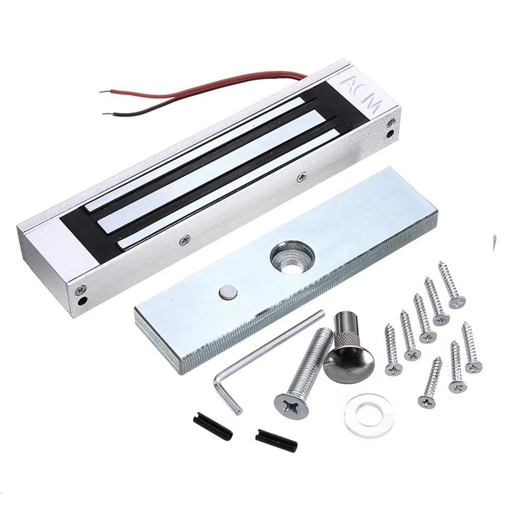 Independent Access Control System Kit 180kg Electric Magnetic Lock 12V Power Supply Exit Button Full Set of Door Opening and Entry System