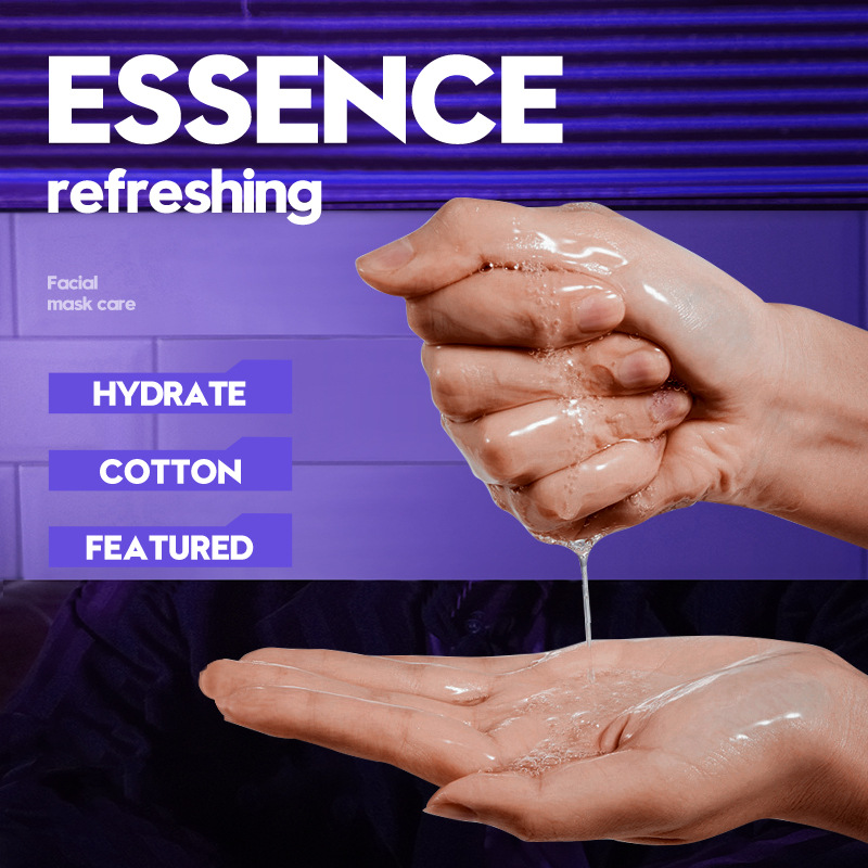 Full English Men's Facial Mask 25g Sadoer Cool Men's Hydrating Mask Patch Cross-Border Export Wholesale