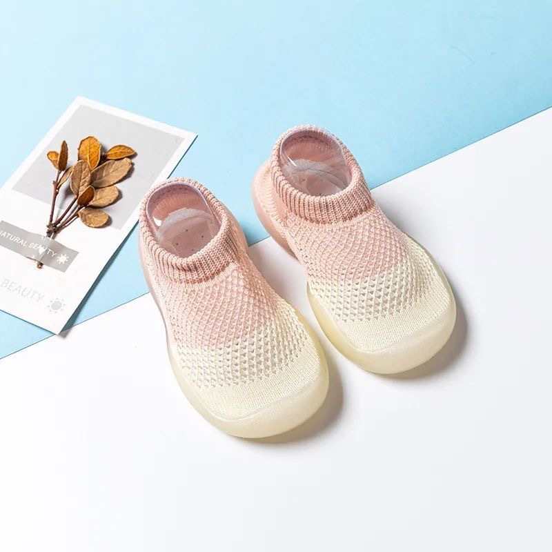 Baby Shoes Soft Sole Non-slip Toddler Shoes Summer Ice Silk Breathable Sandals Unisex Baby Floor Socks Shoes