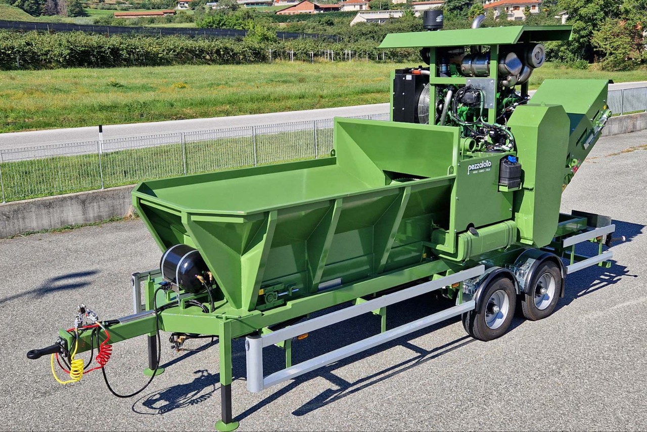 Cross-Border Disc Wood Crushing Semi-Trailer Wood Crusher Disc Crushing
