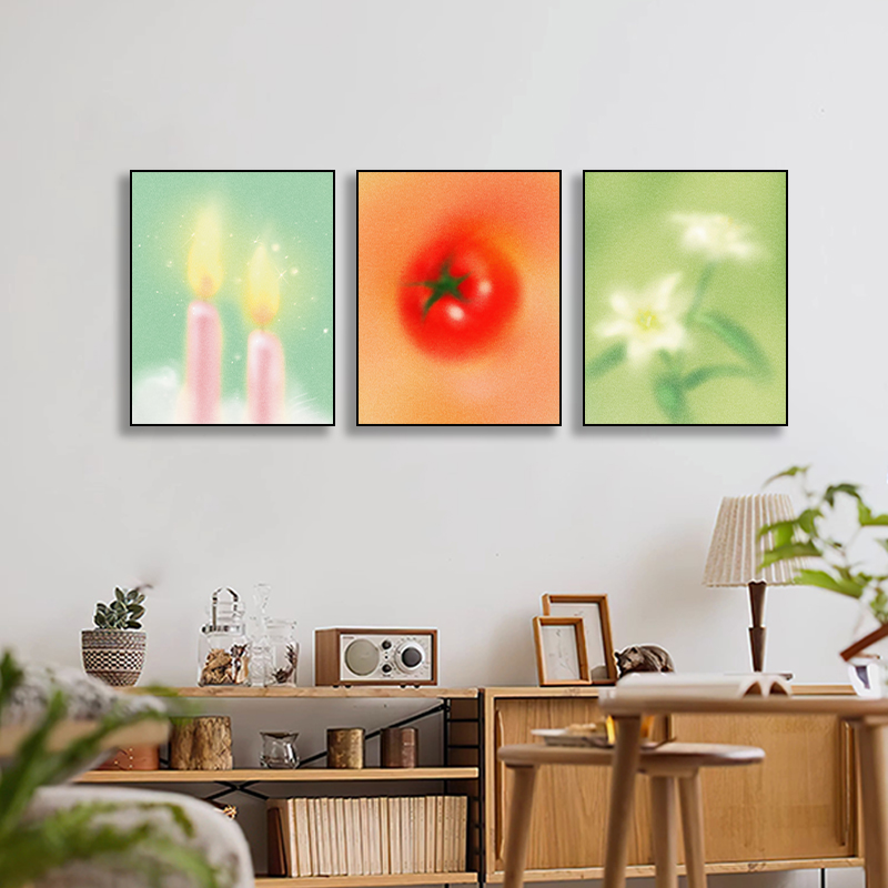 ✅ [Special Offer] Illustrator Kimyogongan Replica Print Blur Hazy Decorative Hanging Painting