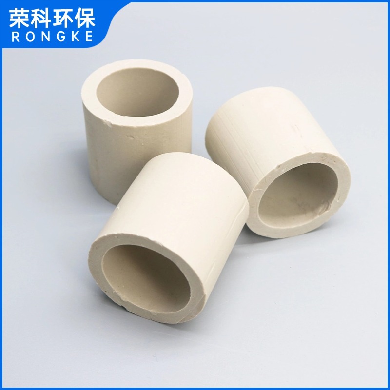Ceramic Raschig Ring Packing Is Available in Stock for Washing Tower Washing Tower Packing with High Specific Surface Area and Low Resistance Drop in Stock