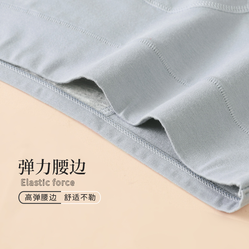 Cotton physiological period underwear Women's Mid-waist plus size holiday period before and after widened leak-proof triangle aunt pants wholesale