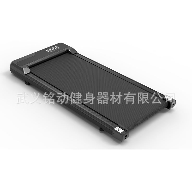 Cross-Border Foreign Trade Home Fitness Equipment Silent Folding Treadmill with Armrests Flat Small Walking Machine Multi-Function