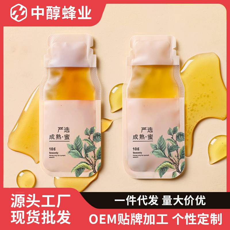 Дикий мед, чистый и натуральный, упакован в портативные пакеты, готов к опту, зрелый мед в виде палочек, 10Г/палочка