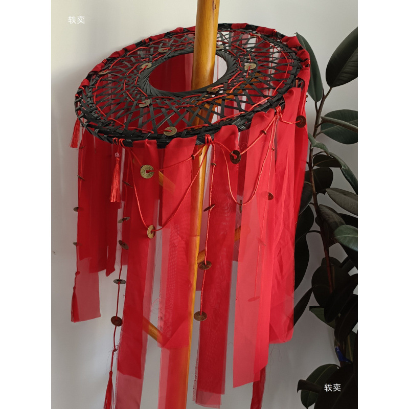 Strange and Mysterious Taoist Li Huowang Cos Money Bamboo Hat Cheap Ancient Style Film Shooting Bamboo Woven Ancient Costume Hat Huo Zige
