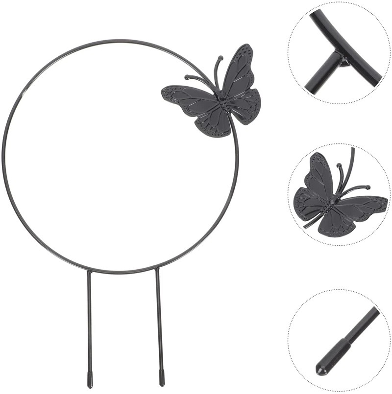 Plant Climbing Frame Potted Flower Arrange Stand Green Plant Climbing Vine Flower Stand Balcony Support Iron Frame Amazon