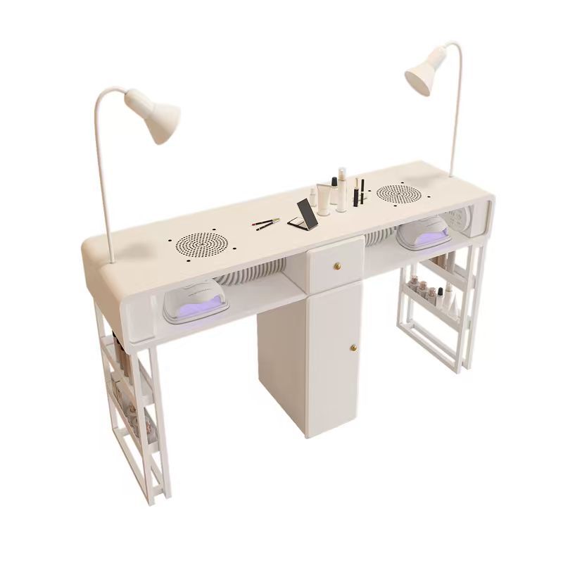 New Widened 45 Turbine Engraving-Grade Vacuum Marble Porcelain Surface Multifunctional Simple Manicure Table and Chair Set