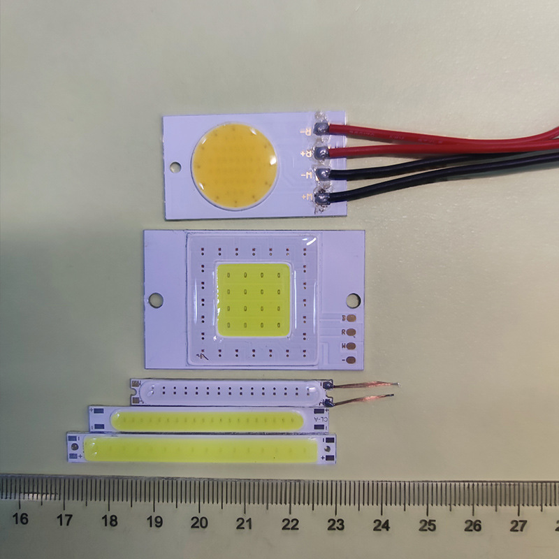 Cob Curved Led Turn Signal Running Water Light Wholesale Export Bicycle Special Lamp Bead Light Source Led Red Light White Light