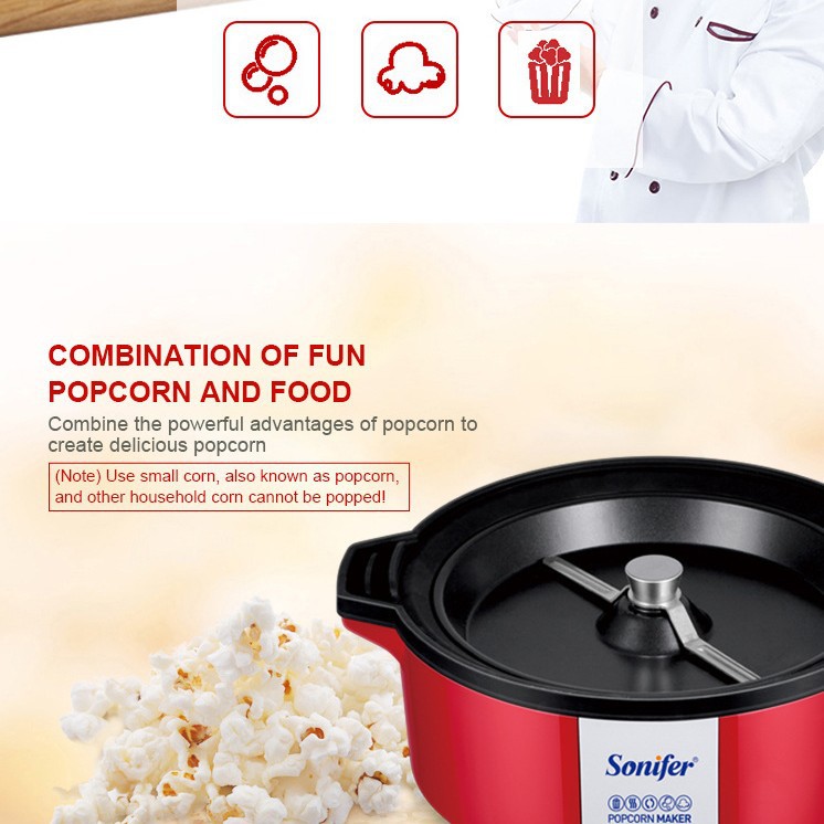 European Standard Household Fully Automatic Popcorn Machine Mini Household Appliances Popcorn Machine Household R9003