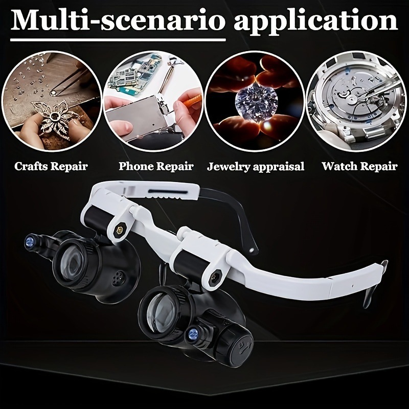 2026 Новый Кросс-Бордер Дропшиппинг для Близкой Работы Увеличительное Стекло Наголовное Увеличительное Стекло