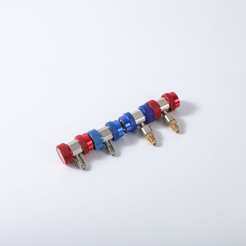 R134A All-Copper Quick-Connect Air Conditioner Plus Refrigerant Conversion Joint Car Fluoride Quick Connector Car Air-Conditioning Tool