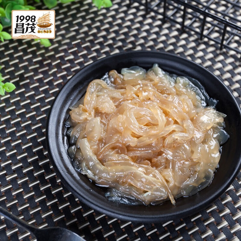 Changmao Hainan Jellyfish Shreds 200g, Cold, Refreshing, Fresh and Crispy, Ready to Eat with Rice and Wine, Including Seasoning Pack