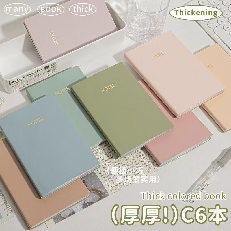 Кросс-бордерный оптовый блокнот C6 из мягкой кожи, водонепроницаемый, утолщенный, для учебы, офисной работы, заметок на встречах, рабочий мануал