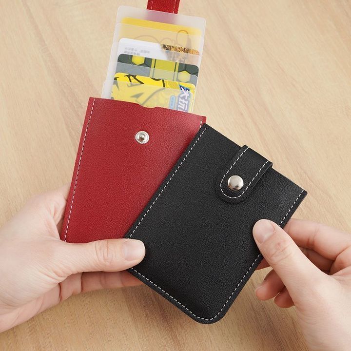 Pull-out Card Holder Multi-card-position Convenient Large-capacity ID Card Storage Holder Anti-degaussing Identification Holder Card Holder