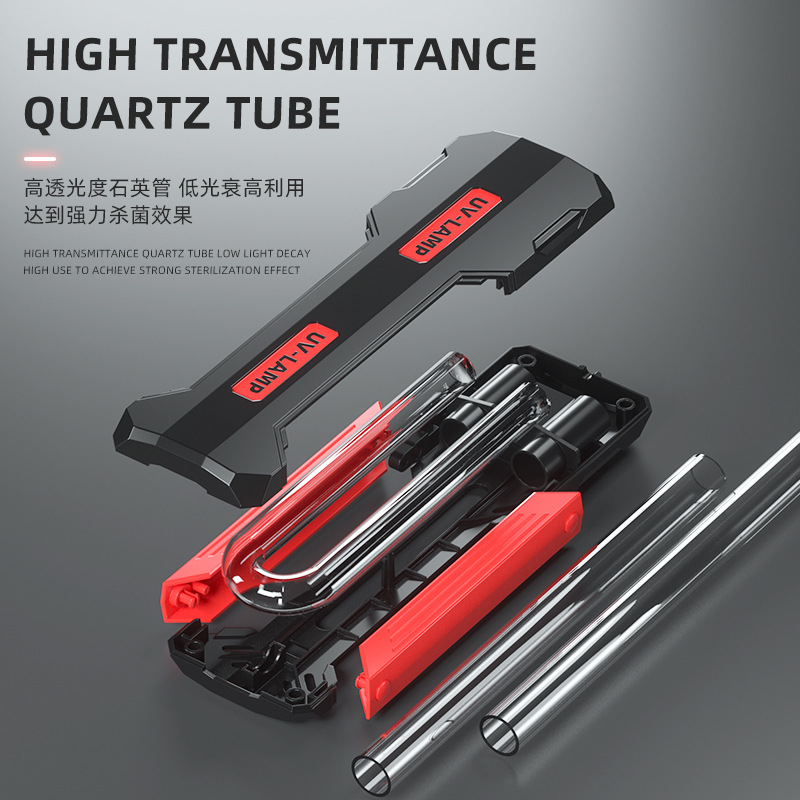 UV fish tank aquarium germicidal lamp life amphibious germicidal lamp European and American British regulations new detachable backlight UV lamp