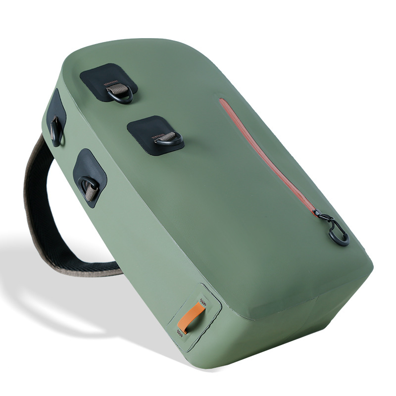 Waterproof shoulder bag outdoor sports large capacity mountaineering hiking swimming wading custom cross-border portable shoulder bag