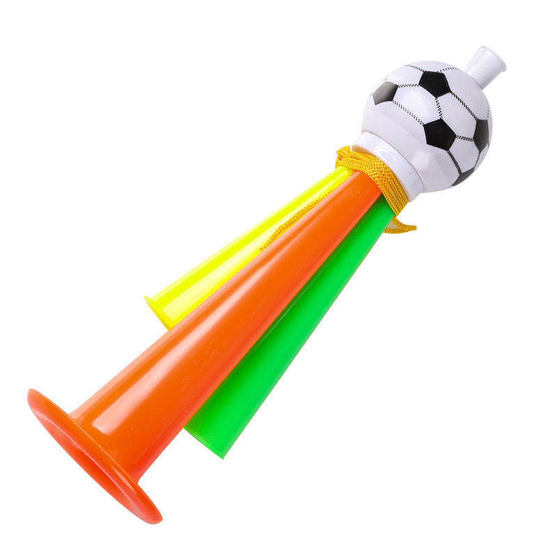 Ball game cheer toys football horn concert Horn fans pull sports horn double tone small horn whistle