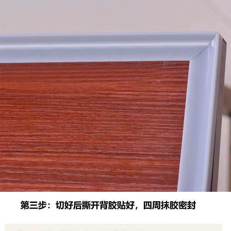 Right Angle Kitchen Countertop Water Barrier Toilet Bathroom Kitchen and Sanitary Desktop Washbasin Vegetable Sink Self-adhesive Waterproof Strip