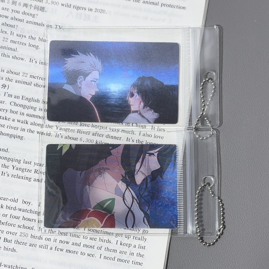 Tiktok-Style Floral Fragrance Card with Creative and Ever-Changing Holographic Design, High-Value Card, Gift for Friends, Pendant Small Card Gift