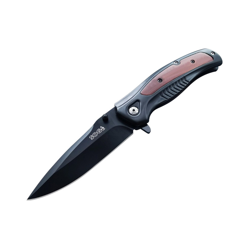High Hardness Sharp Outdoor Survival Knife Portable Folding Knife Outdoor Tool Anti-Slip Camping Folding Knife