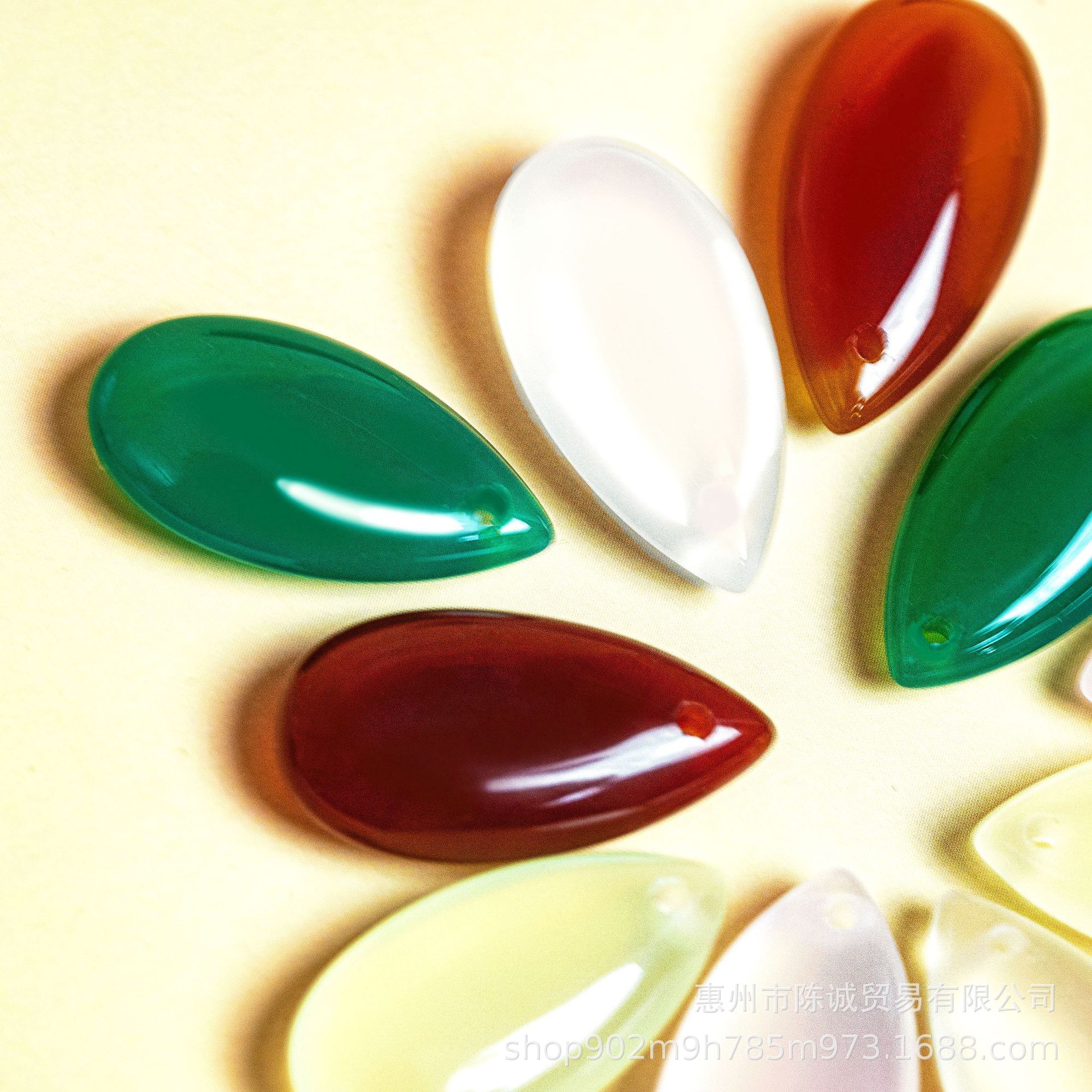 Natural Water Drop Agate Antique Earrings Pendant Handmade DIY Jewelry Accessories Agate Loose Beads Semi-Finished Products Wholesale