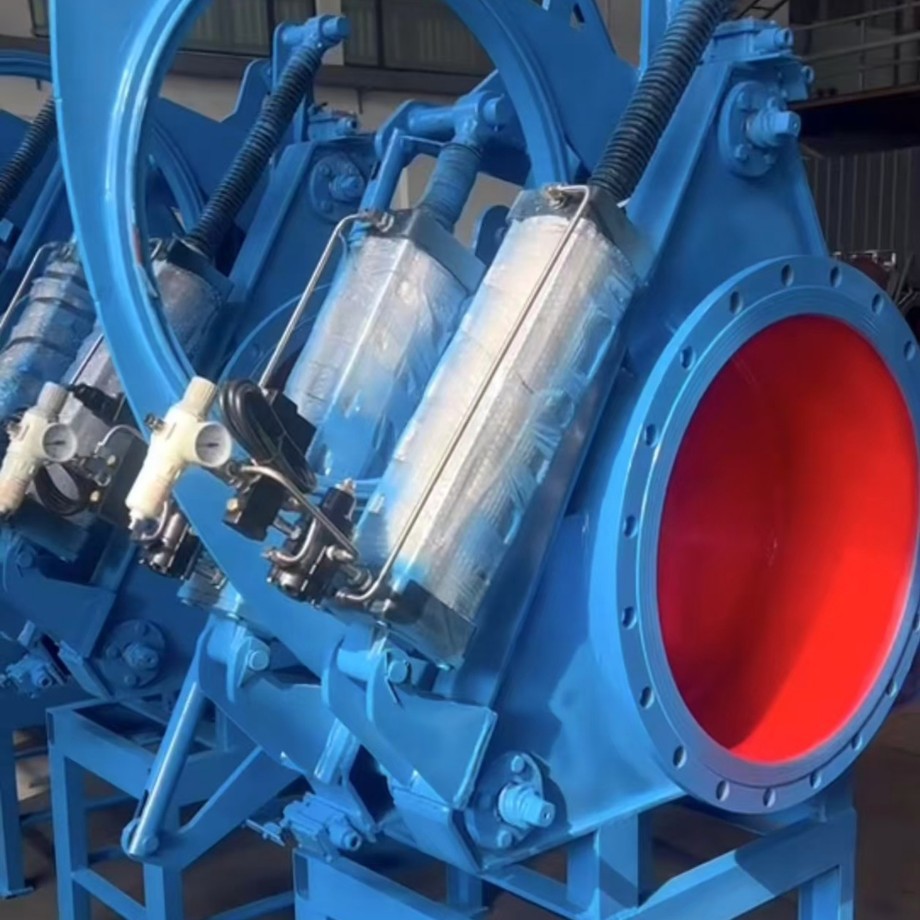 Pneumatic Blind Valve Eye Valve F643X-2.5C Pneumatic Electric Push Rod Type Gas Blind Valve