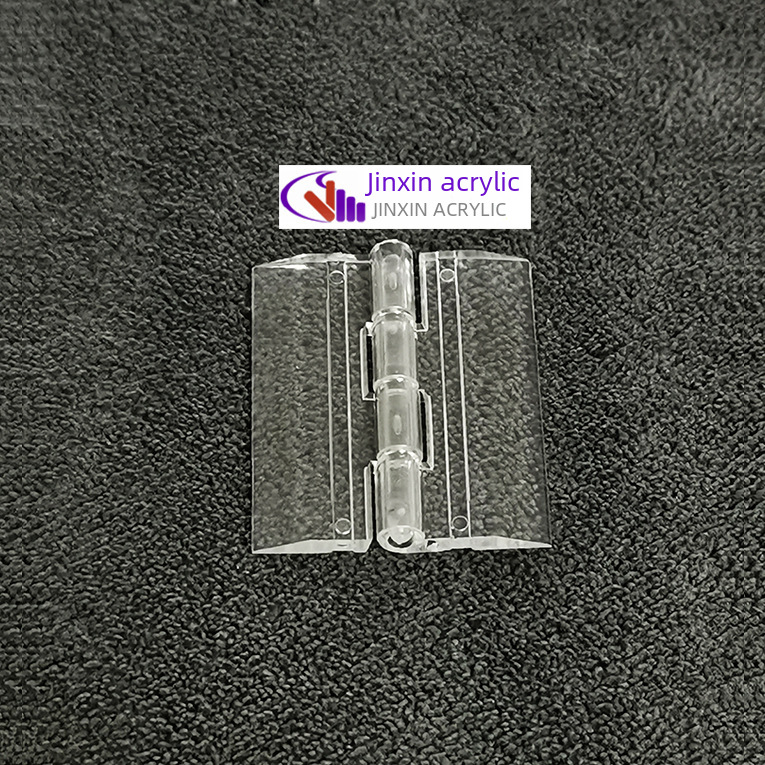 Acrylic Hinge Clear Hinge Crystal Folding Organic Loose-leaf Flip Fitting Reinforced Toughness Plastic Hinge