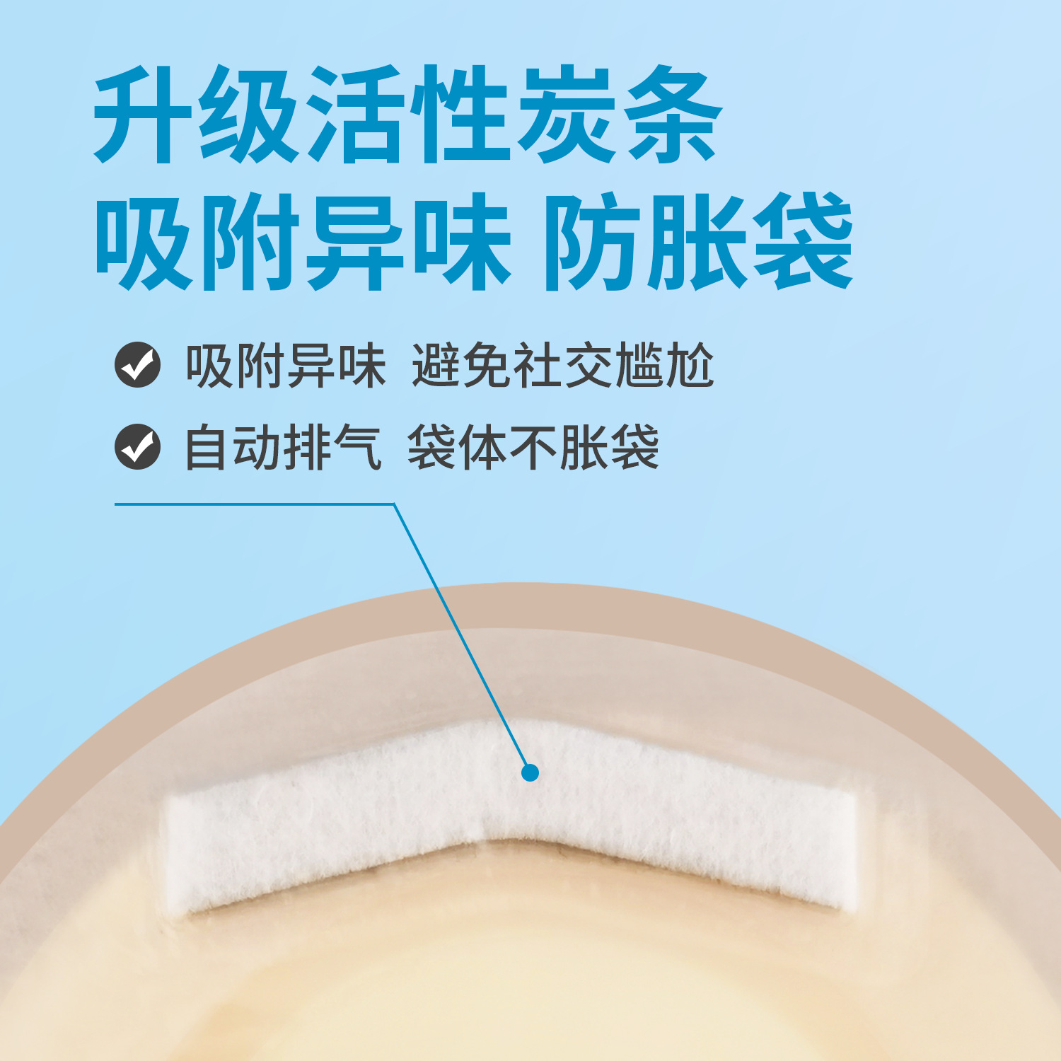 Ostomy bag stool bag one-piece anal bag fistula bag disposable medical rectal diversion care supplies dung bag