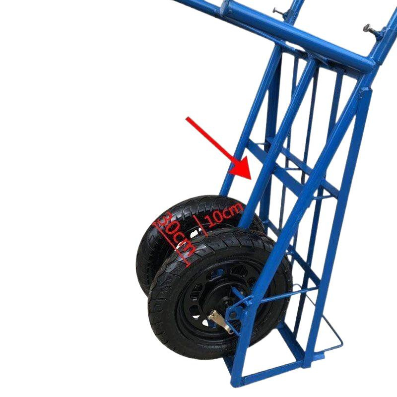 Unicycle Hand-Pushed Agricultural Trolley Single-Wheel Flatbed Truck Double-Wheel Transporter Construction Site Pull Truck