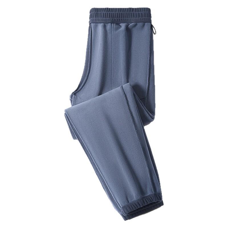 [Lambswool] Winter cold-proof fleece-lined thickened pants men's warm cotton pants casual sports pants men's pants sweatpants
