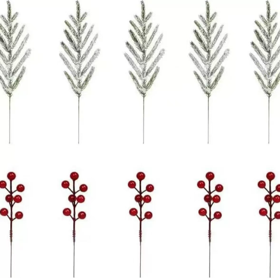 Cross-Border Manufacturers Wholesale Simulated Pine and Cypress Grass, Simulated Falling Snow Pine Needles, Plastic Water Plants, Home Green Plant Wall Decoration