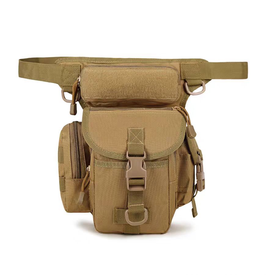 Multifunctional Waist Bag Tactical Leg Bag Outdoor Waterproof Oxford Cloth Camouflage Sports Portable Mobile Phone Military Fan Cs Waterproof Bag