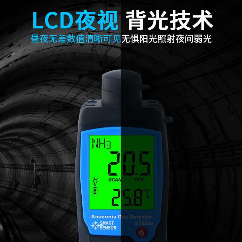 Xima St8500 Ammonia Detector Farm Nh3 Gas Concentration Detector Leak Alarm Detector