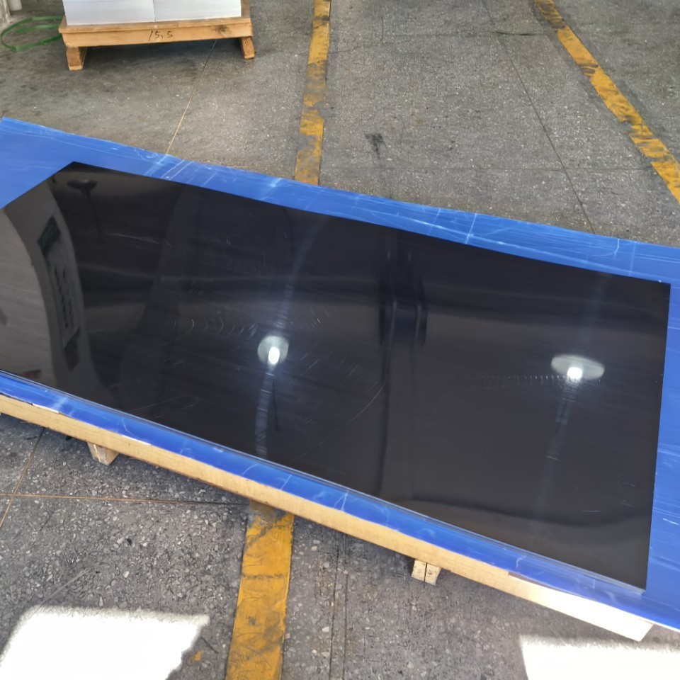 Black Anodized Mirror Aluminum Plate Aluminum Coating in Stock Laser Marking Aluminum Sheet Stamping Bending Processing Aluminum Material