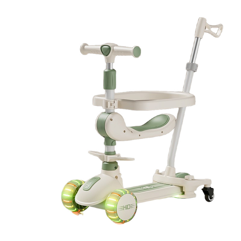 6-in-1 Children's Scooter Multifunctional for Ages 0-8, Suitable for Boys and Girls, Can Be Used as a Pedal Bike, Sit-On, Push, and Slide Toy Car
