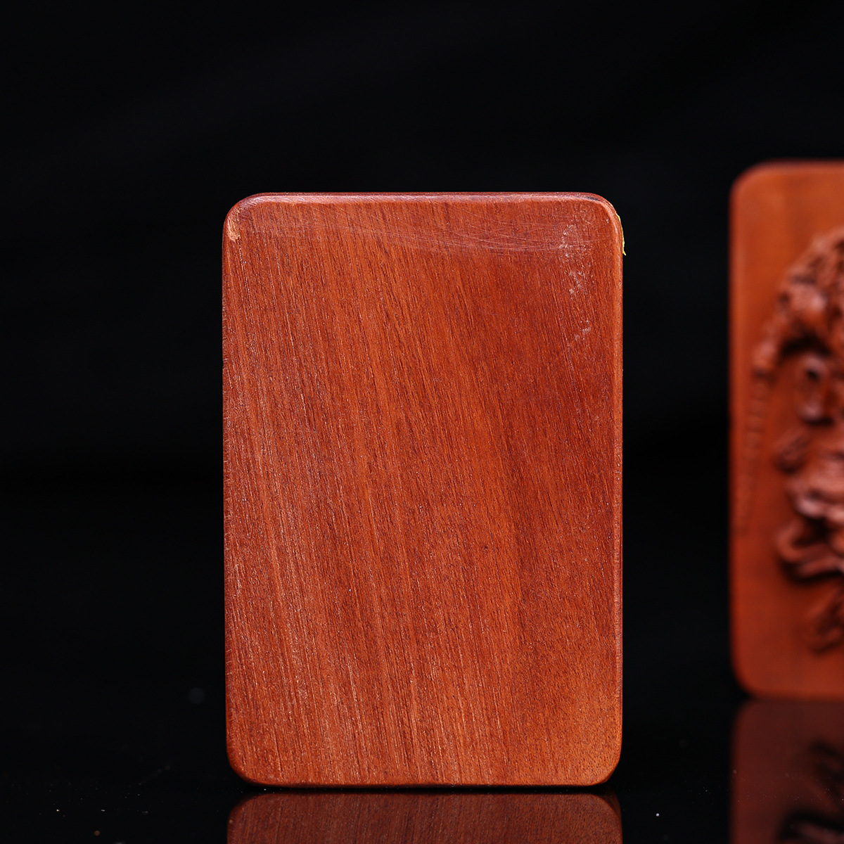 Ethnic Style Natural Lightning-Struck Jujube Wood Mountain Ghost Flower Bagua Zhongkui Peace and Safety Plaque