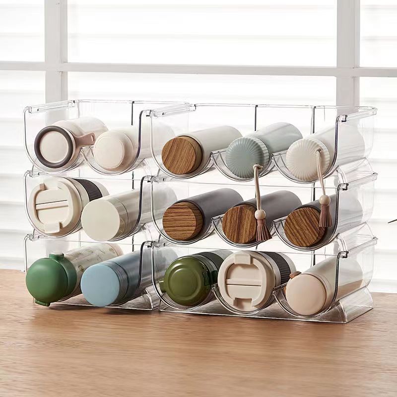Thermos Cup Holder Multi-Layer Stackable Kitchen Water Cup Storage Rack Glass Cup Storage Rack Water Kettle Display Rack