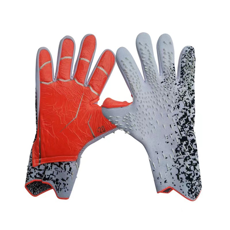 Football goalkeeper gloves thickened children adult latex finger-free training breathable comfortable football goalkeeper gloves