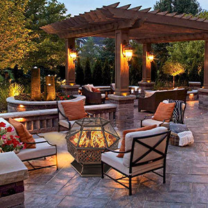 European and American Iron Stove Outdoor Indoor Multifunctional Heating Stove Courtyard Bonfire Banquet Barbecue Stove Tea Cooking Stove